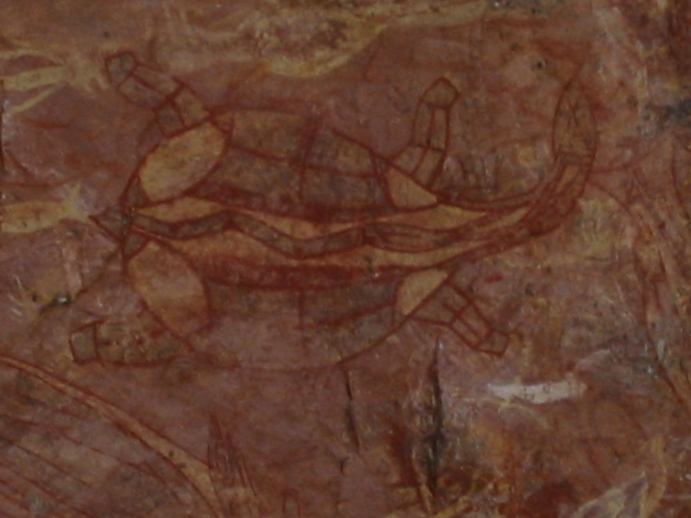 A253 Australia Darwin Aborigine Rock Art